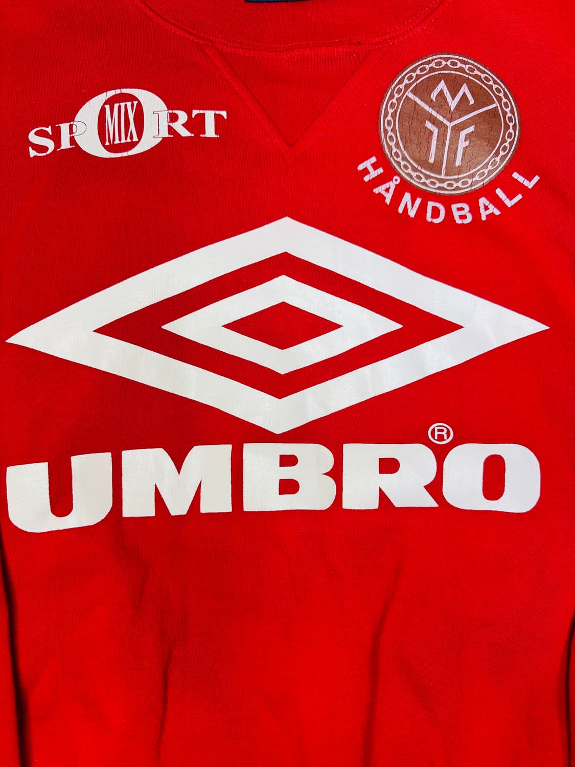빈티지 90s 엄브로 노르웨이 므존달렌 핸드볼 클럽 스웻 맨투맨 S 상품이미지2