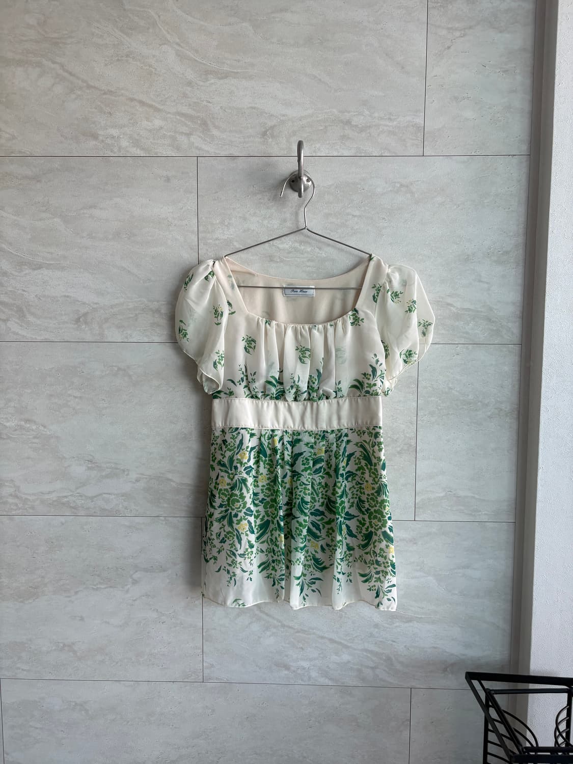 floral puff blouse 상품이미지3