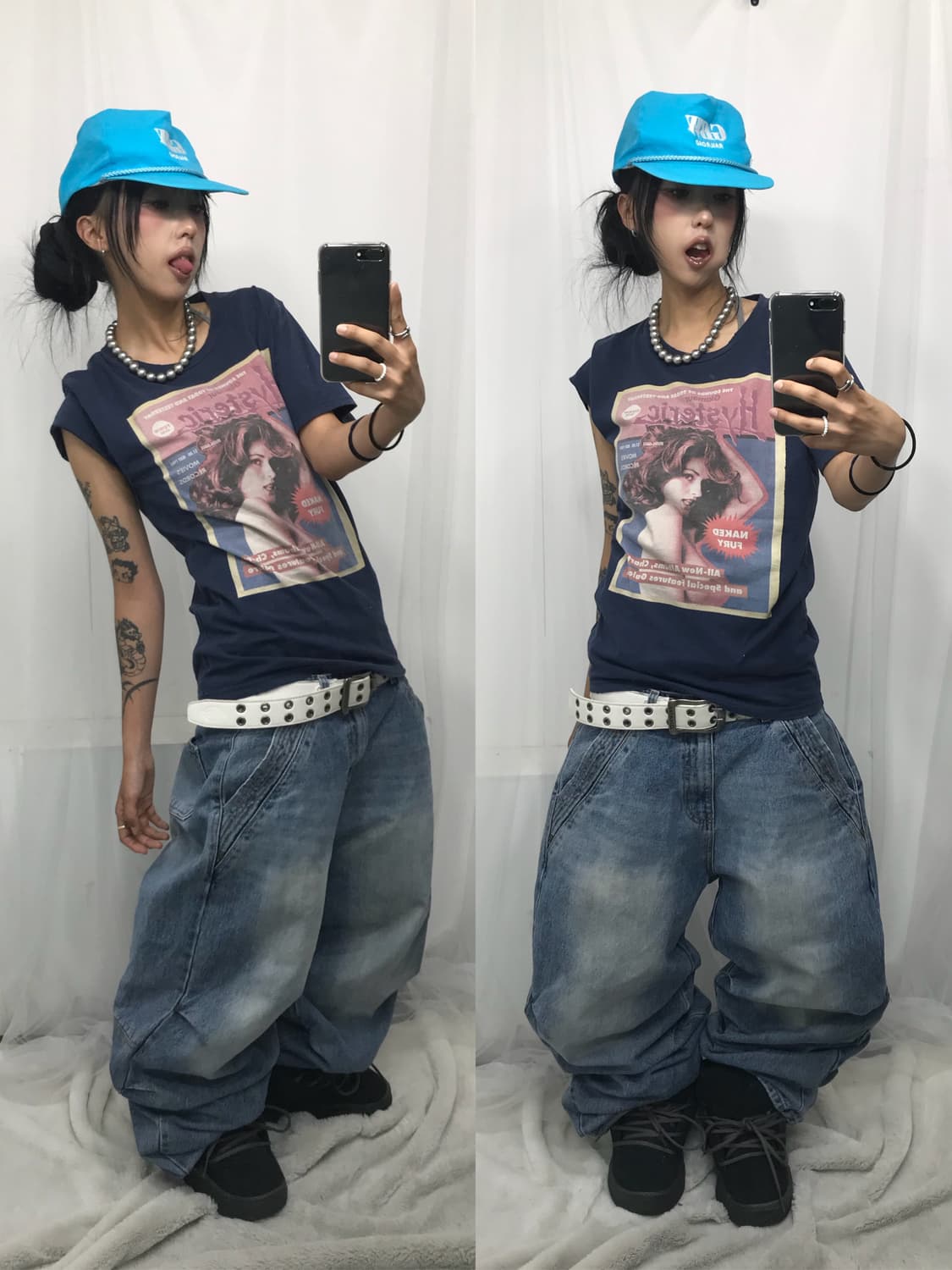 < Hysteric Glamour His Girl T-shirt > 상품이미지1