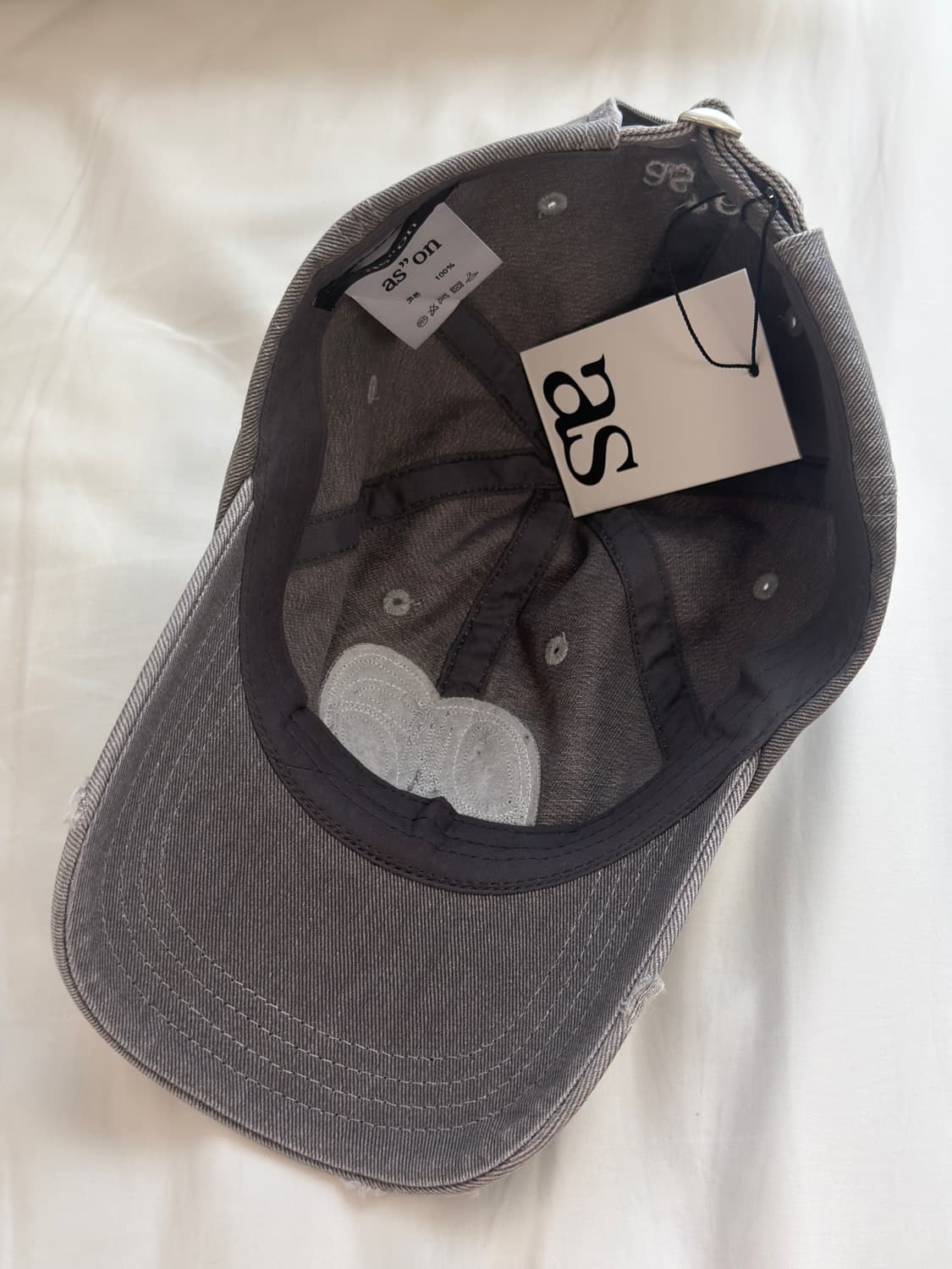 PATCH BALL CAP / GRAY 상품이미지3