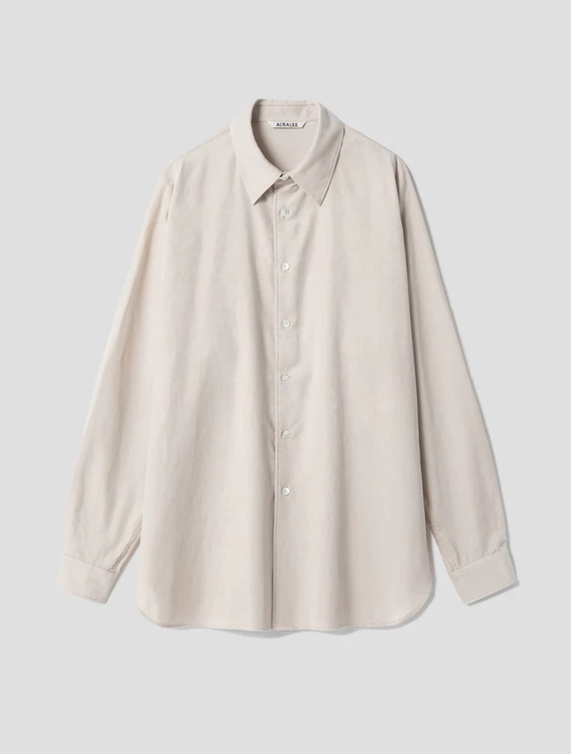 오라리 셔츠 코듀로이 베이지 상품이미지1