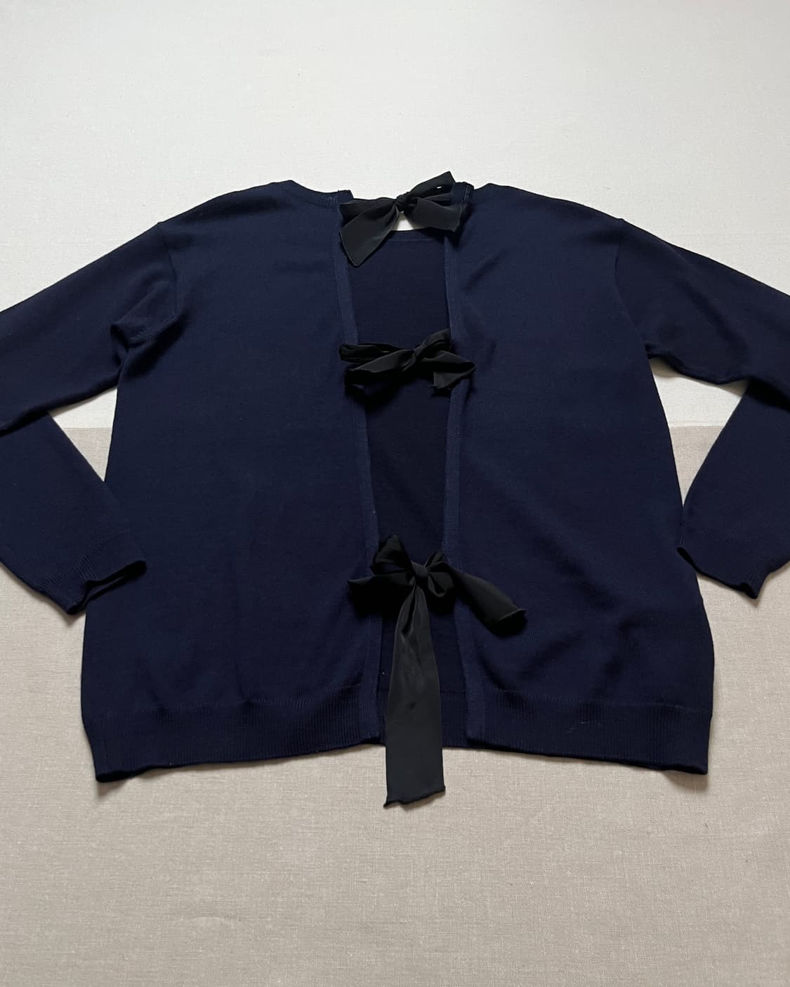 미우미우 백 리본 니트 miu miu  상품이미지4