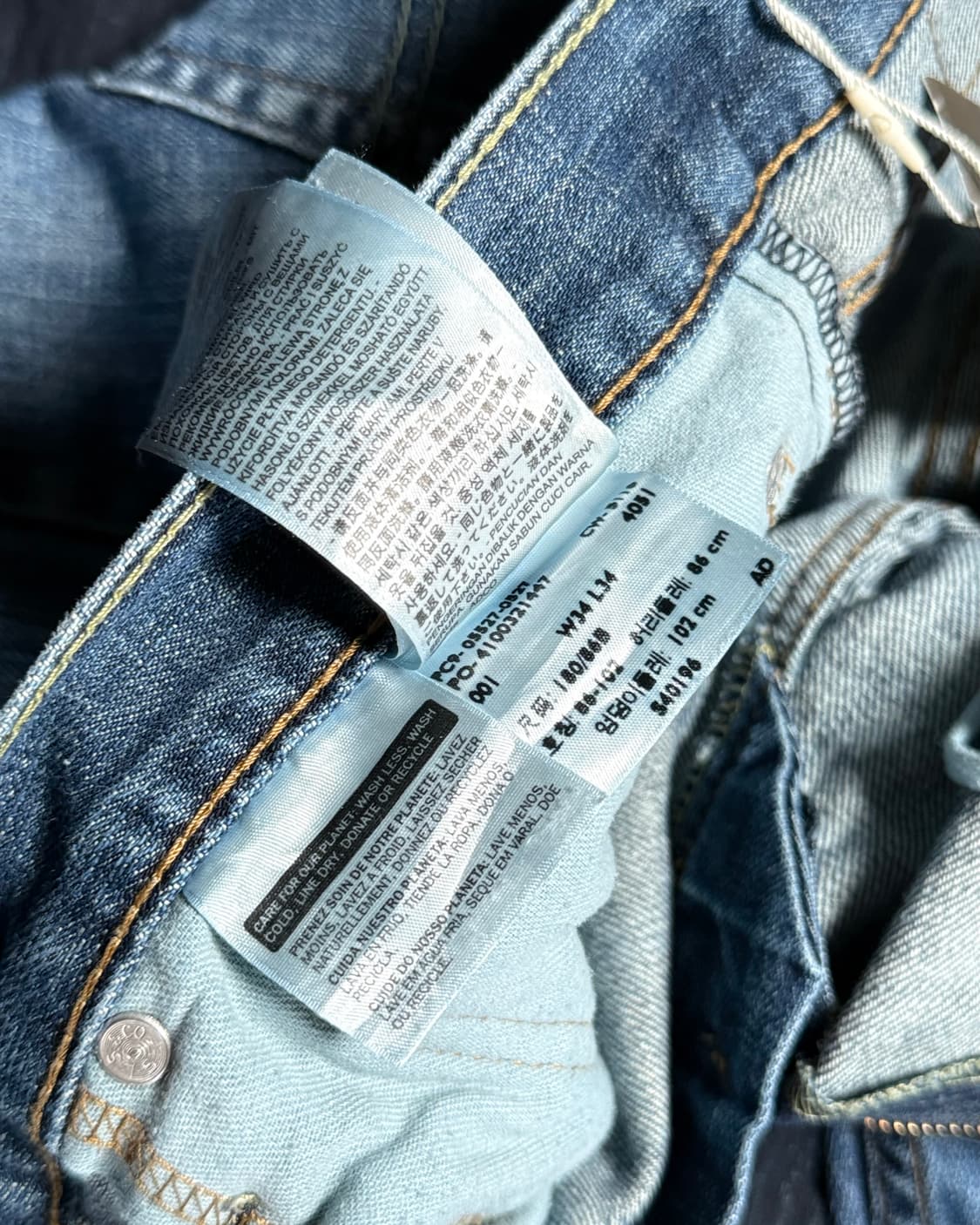 00‘s 리바이스 501 스트레이트핏 데님 팬츠 35 상품이미지4