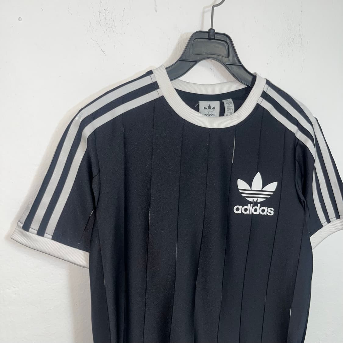 Adidas Black Pinstripe Football Jersey 상품이미지5