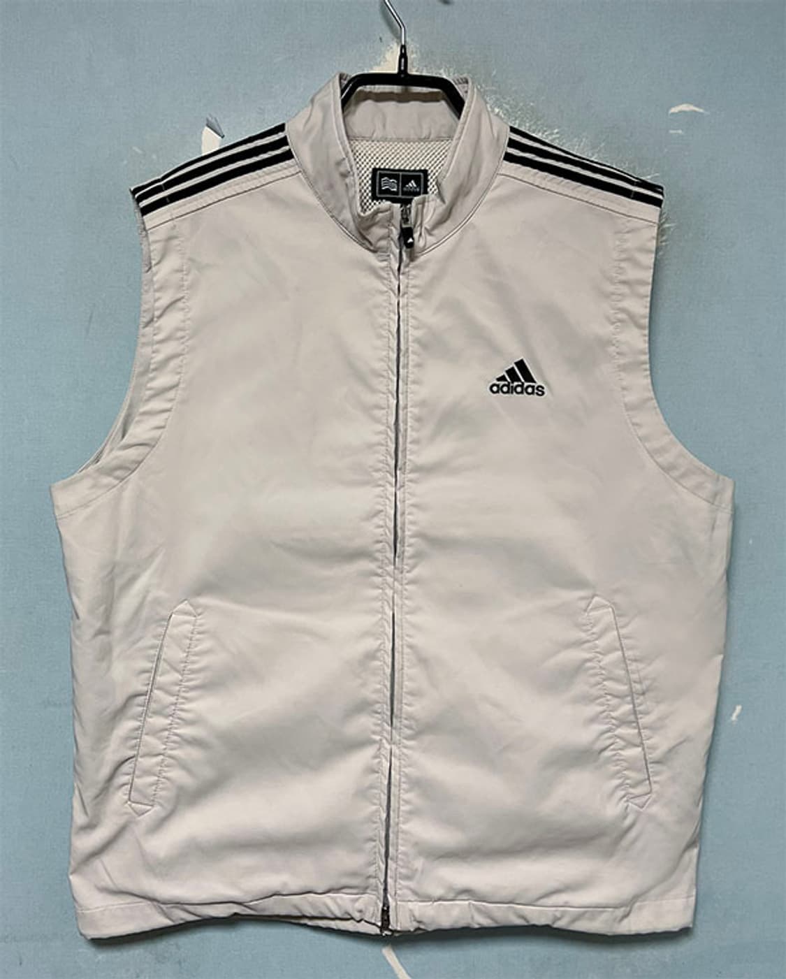 ADIDAS 아디다스 클래식 남자 바람막이 조끼 춘추 올드스쿨 L 100 상품이미지1