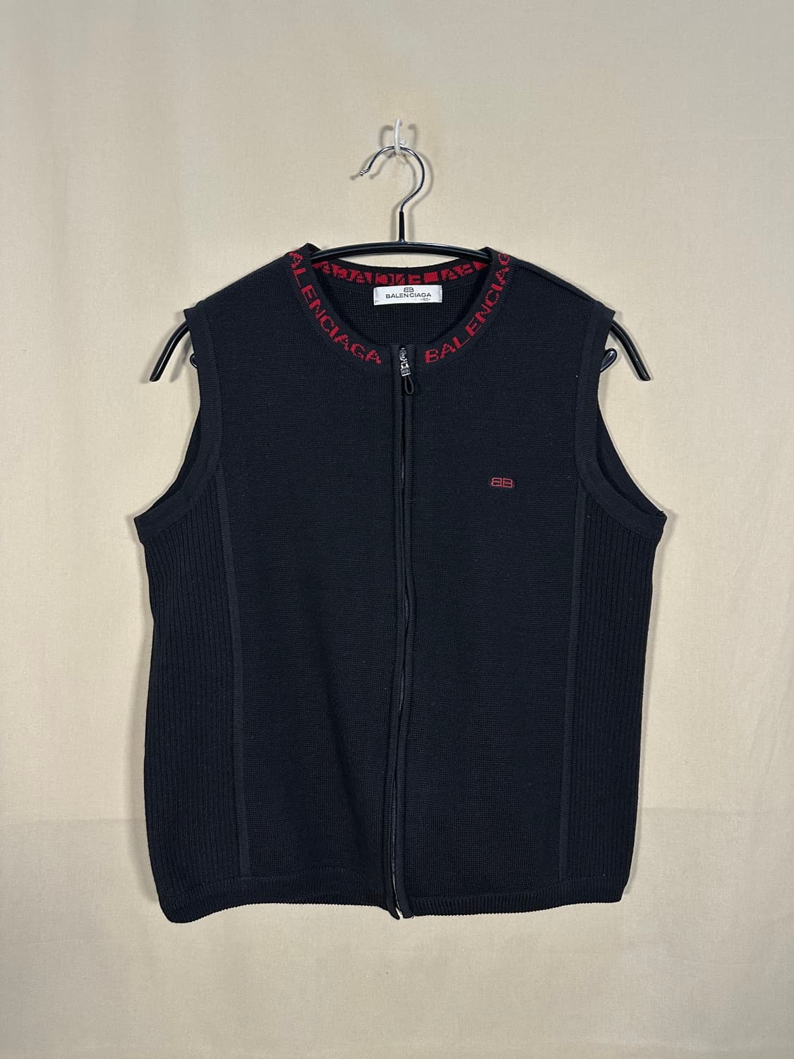 발렌시아가 레트로 조끼 집업 처분  상품이미지1