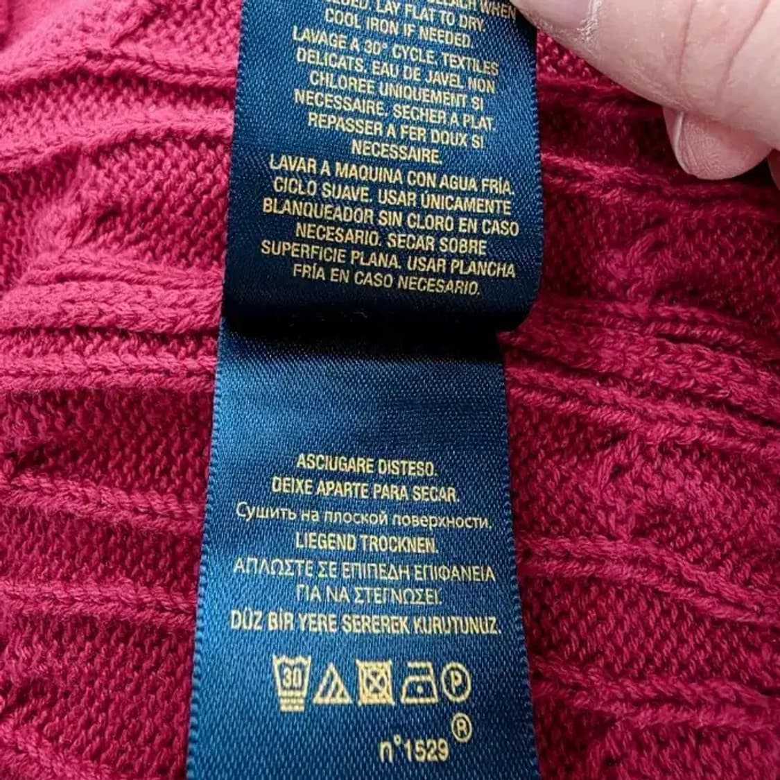 폴로 랄프로렌 키즈 케이블 니트 95 상품이미지3