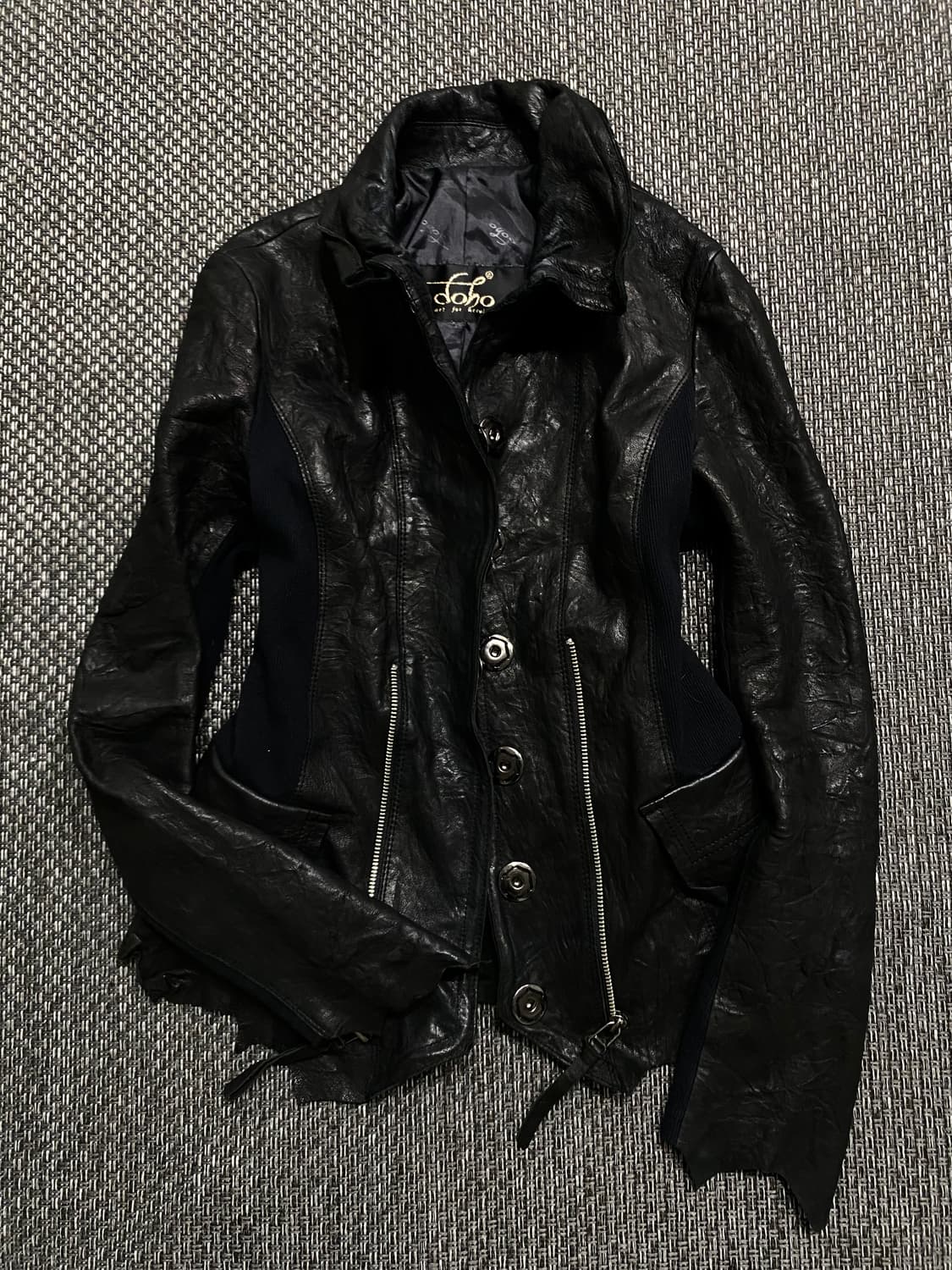 [doho]Rare Design Vkei Mood Leather Jack 상품이미지1
