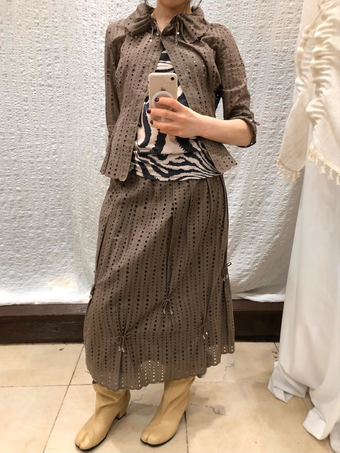 Mocha Lacework Set 상품이미지1