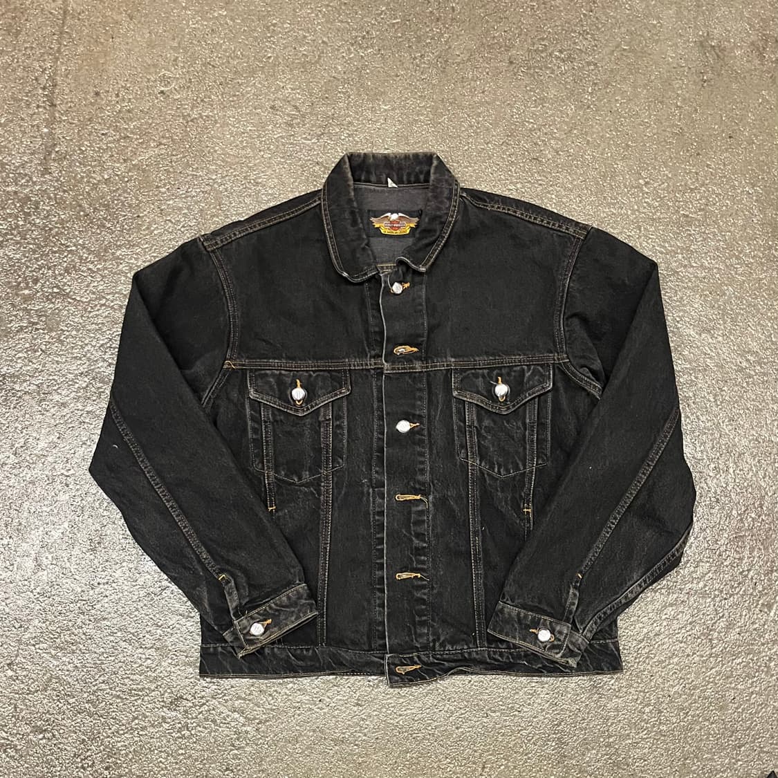 90s 할리데이비슨 데님 자켓 (105) 상품이미지3