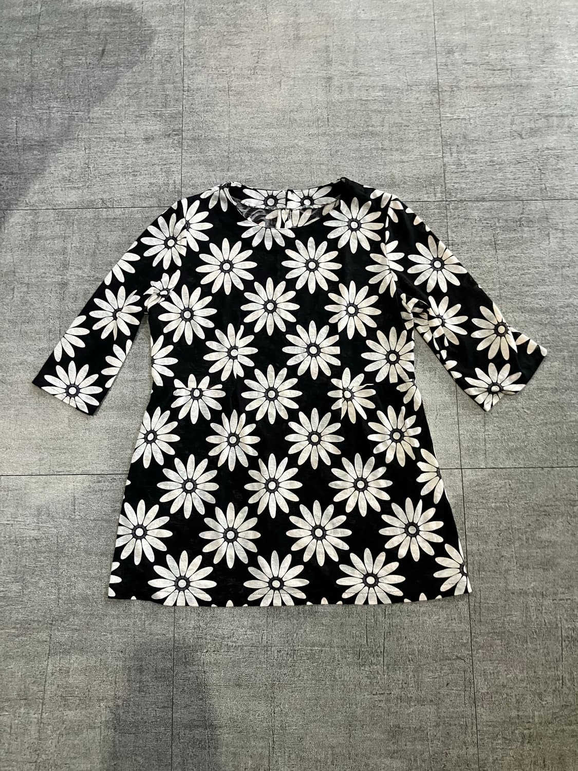 일본빈티지 하구미모리걸 달천깔페어리 할메카지 플라워티셔츠 상품이미지1