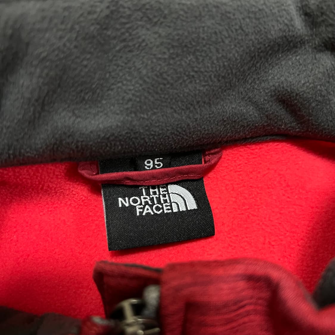 노스페이스 평창올림픽 에디션 기모 져지 트랙탑 자켓 [레드] M/95 상품이미지5