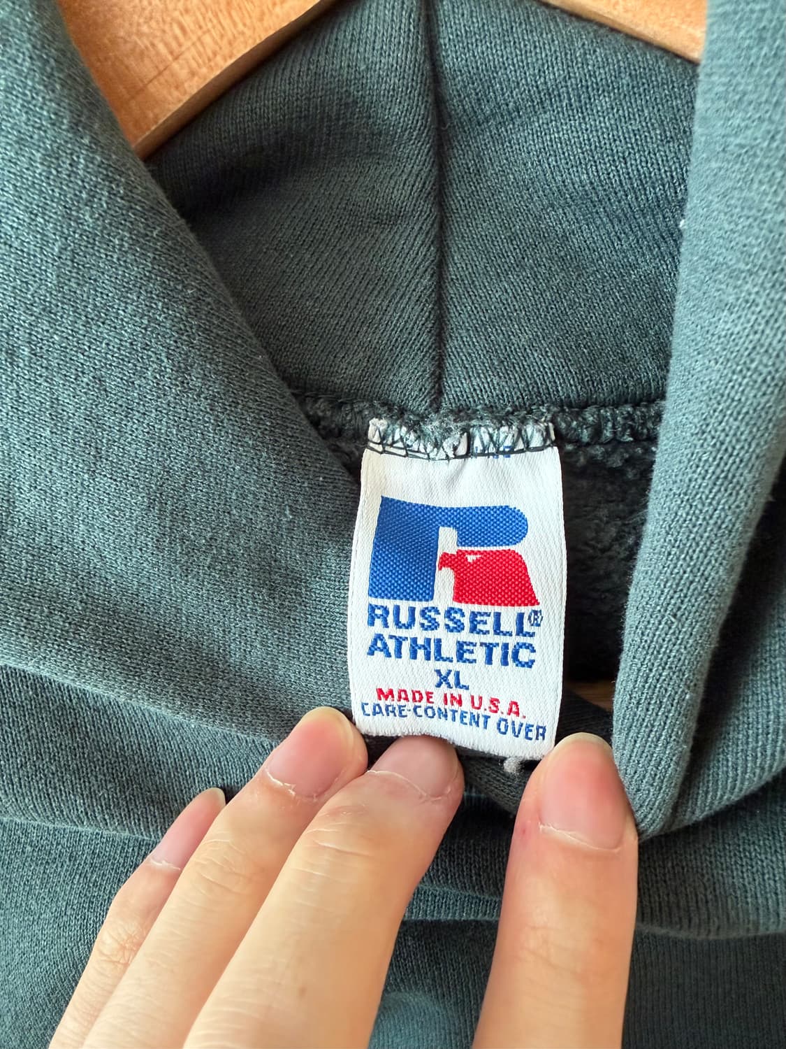 90s 빈티지 러셀 후드 made in usa 상품이미지4