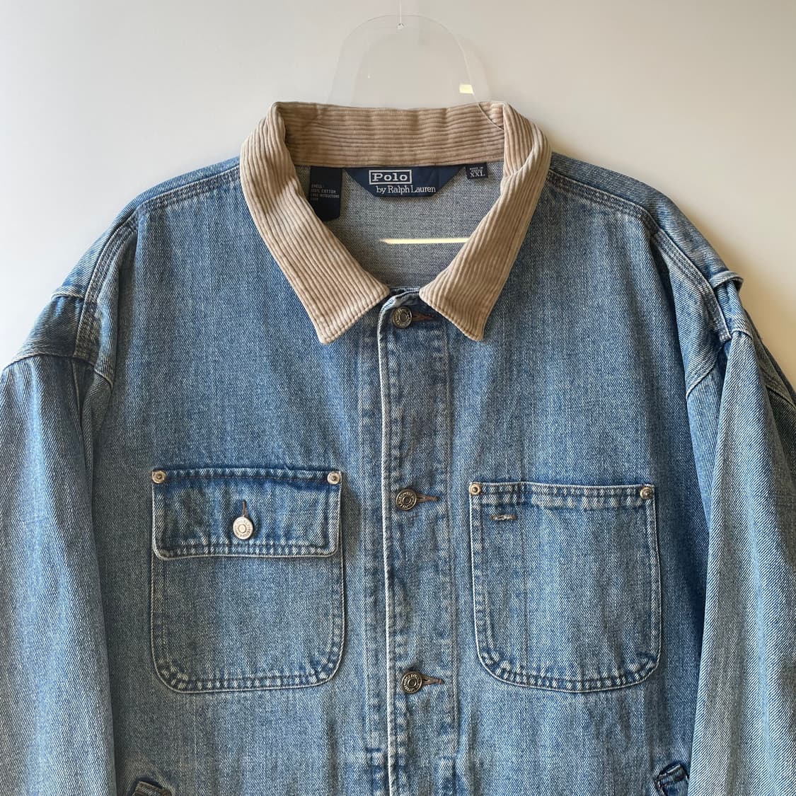 90s 폴로 랄프로렌 성조기 덩가리 데님자켓 상품이미지3