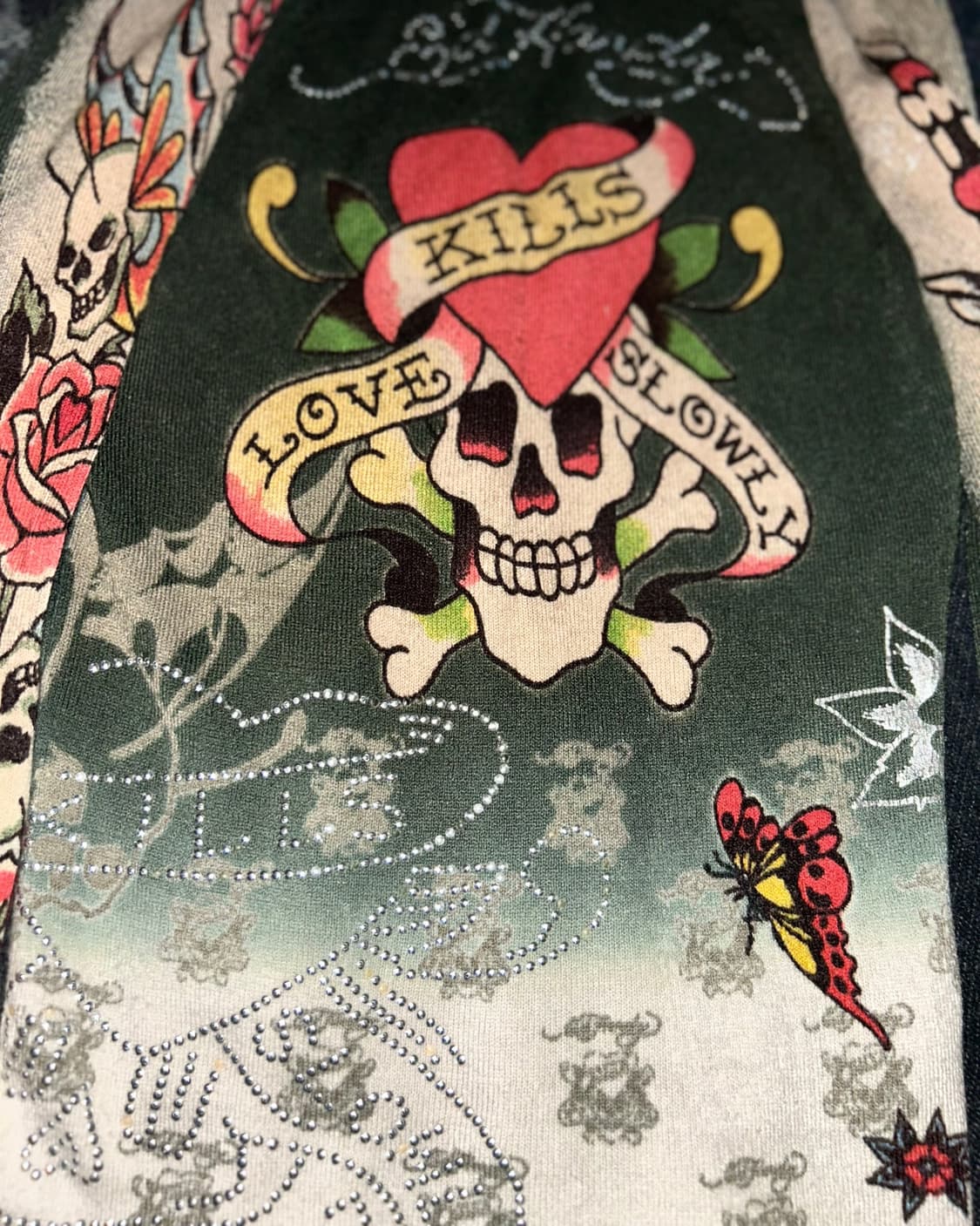 Ed Hardy skull oriental knit hoodie 상품이미지10