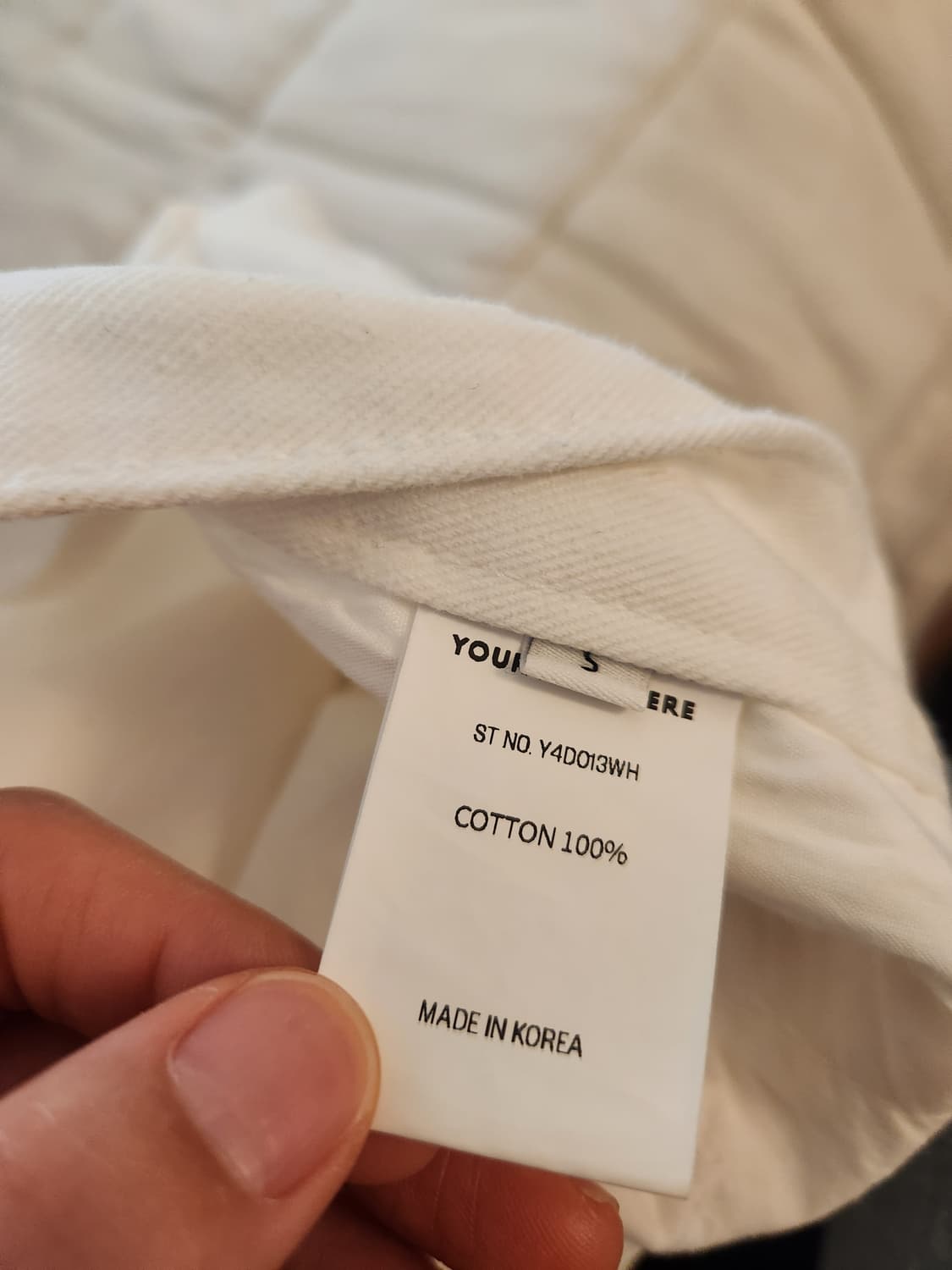 유어네임히얼 20 썸머 세미부츠컷팬츠 S 상품이미지9