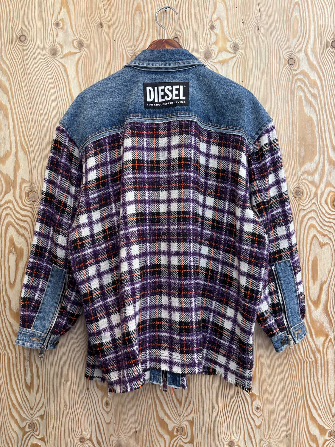 디젤 G-KERYA 체크 데님 자켓 상품이미지2