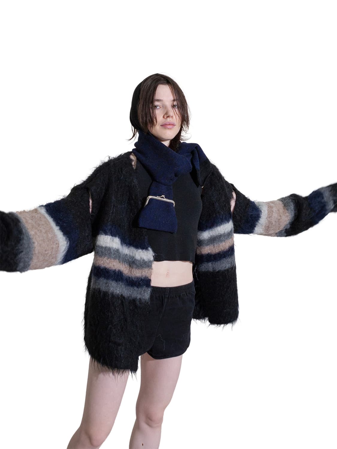 f) perverze 퍼버즈 24fw 모헤어 가디건 상품이미지5