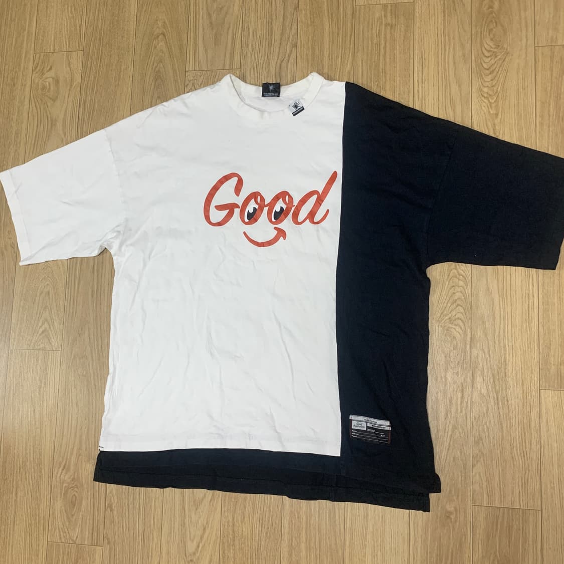 XL)GU x mihara yasuhiro 미하라 야스히로 good 반팔 상품이미지1
