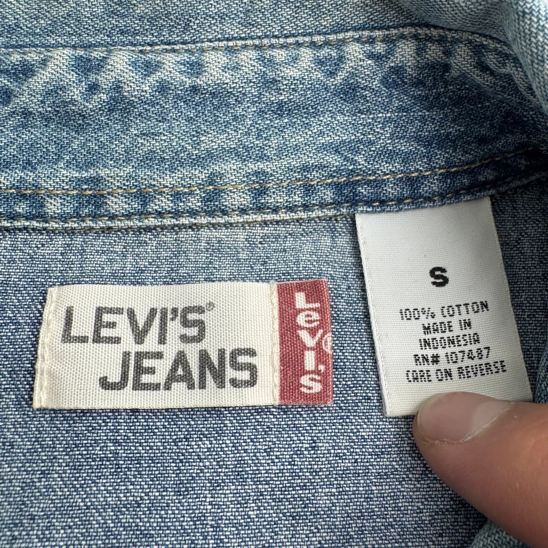 리바이스 웨스턴 셔츠 상품이미지6