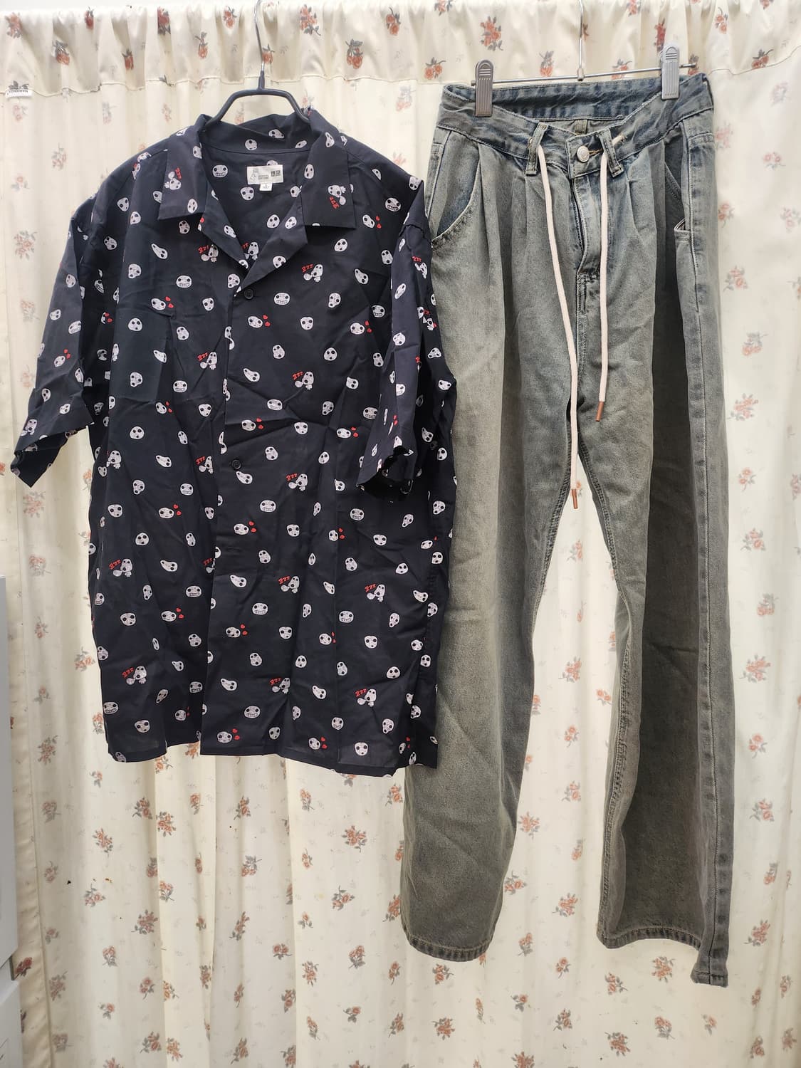 (지구샵&유니클로) 한정판 지브리 셔츠 상하 2세트  상품이미지1