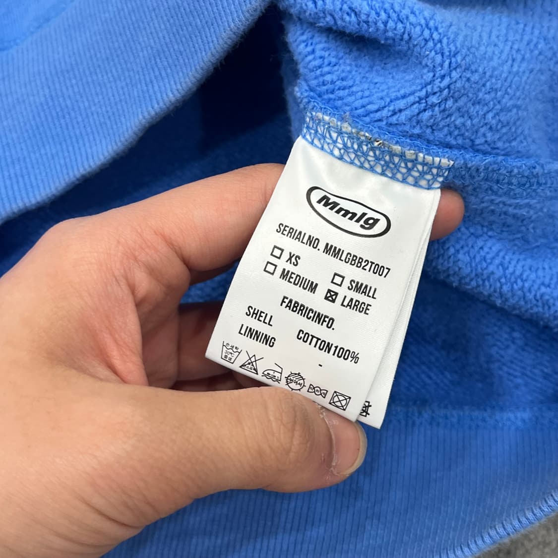 L Mmlg 브이넥 맨투맨 상품이미지5