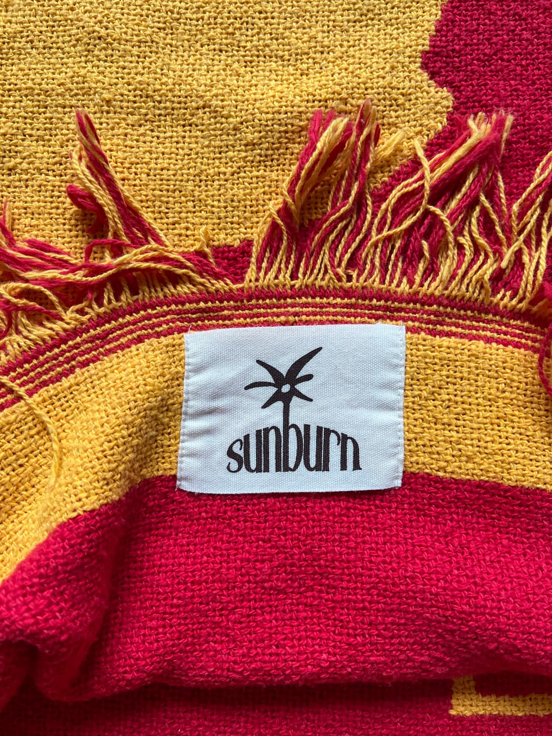 SUNBURN HOUSE 블랭킷 프린지 크롭 스웨터 (100-105) 상품이미지7