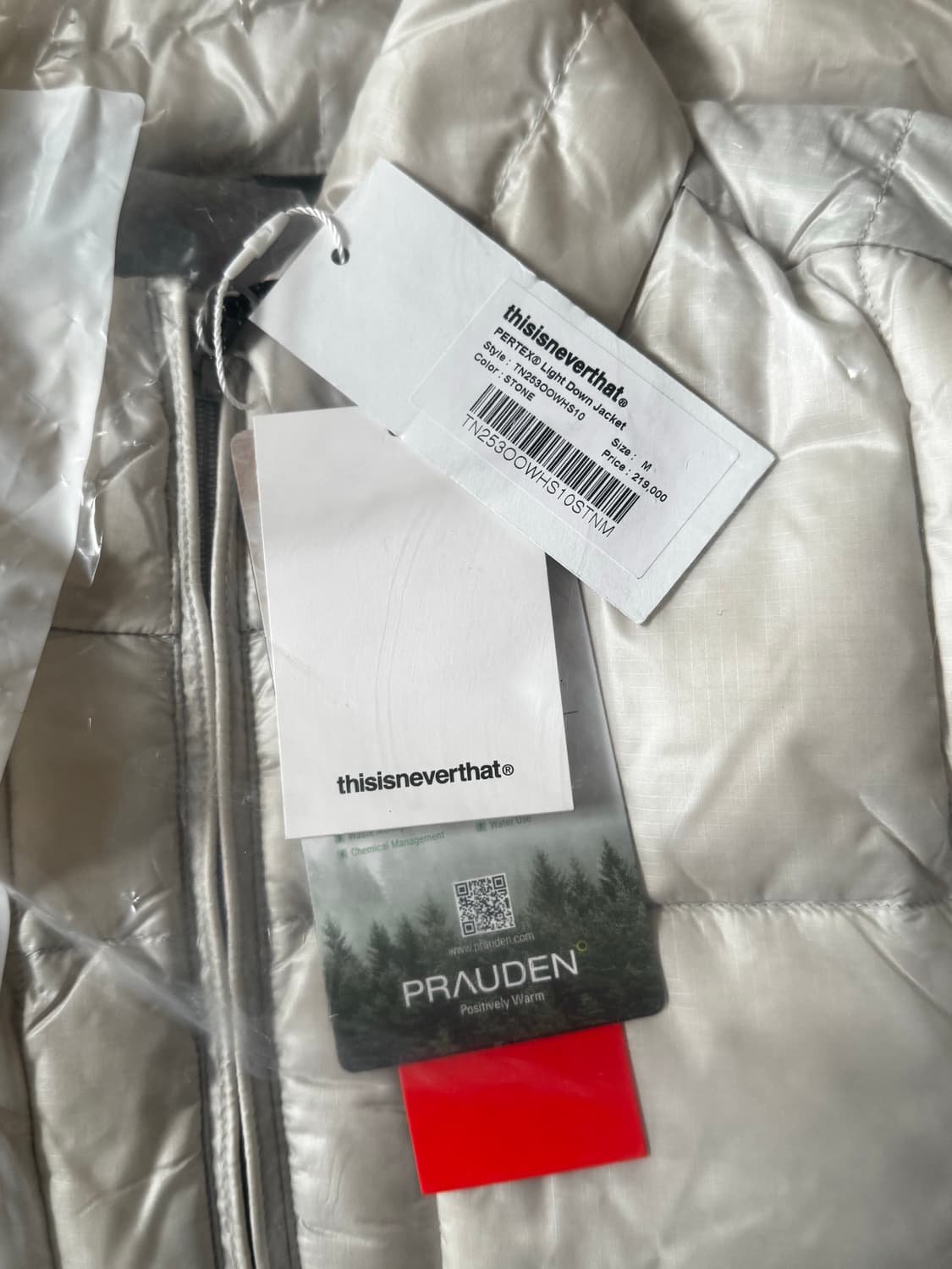 디스이즈네버댓 퍼텍스 라이트 다운 자켓 스톤 상품이미지3