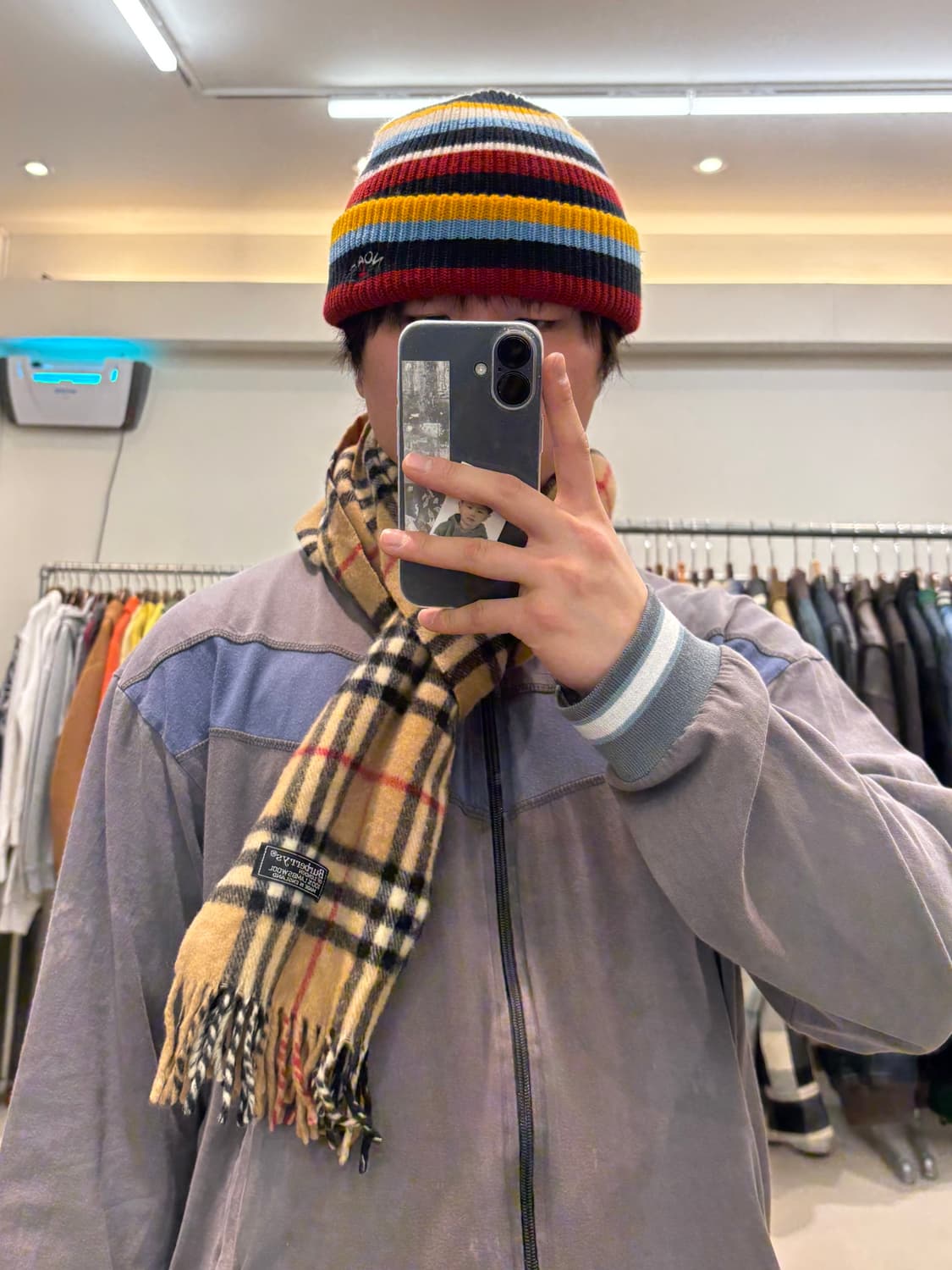 버버리 체크 머플러 상품이미지6