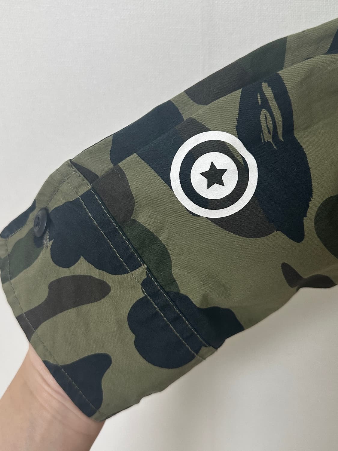 베이프 샤크후드셔츠(희귀템)L 급처 상품이미지5