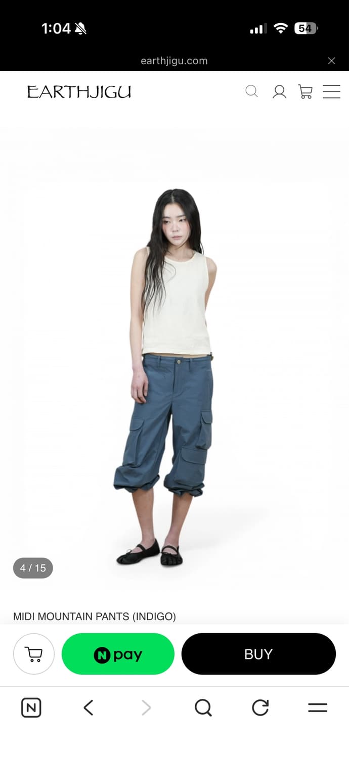 어스지구 EARTHJIGU 바지 MIDI MOUNTAIN PANTS  상품이미지1