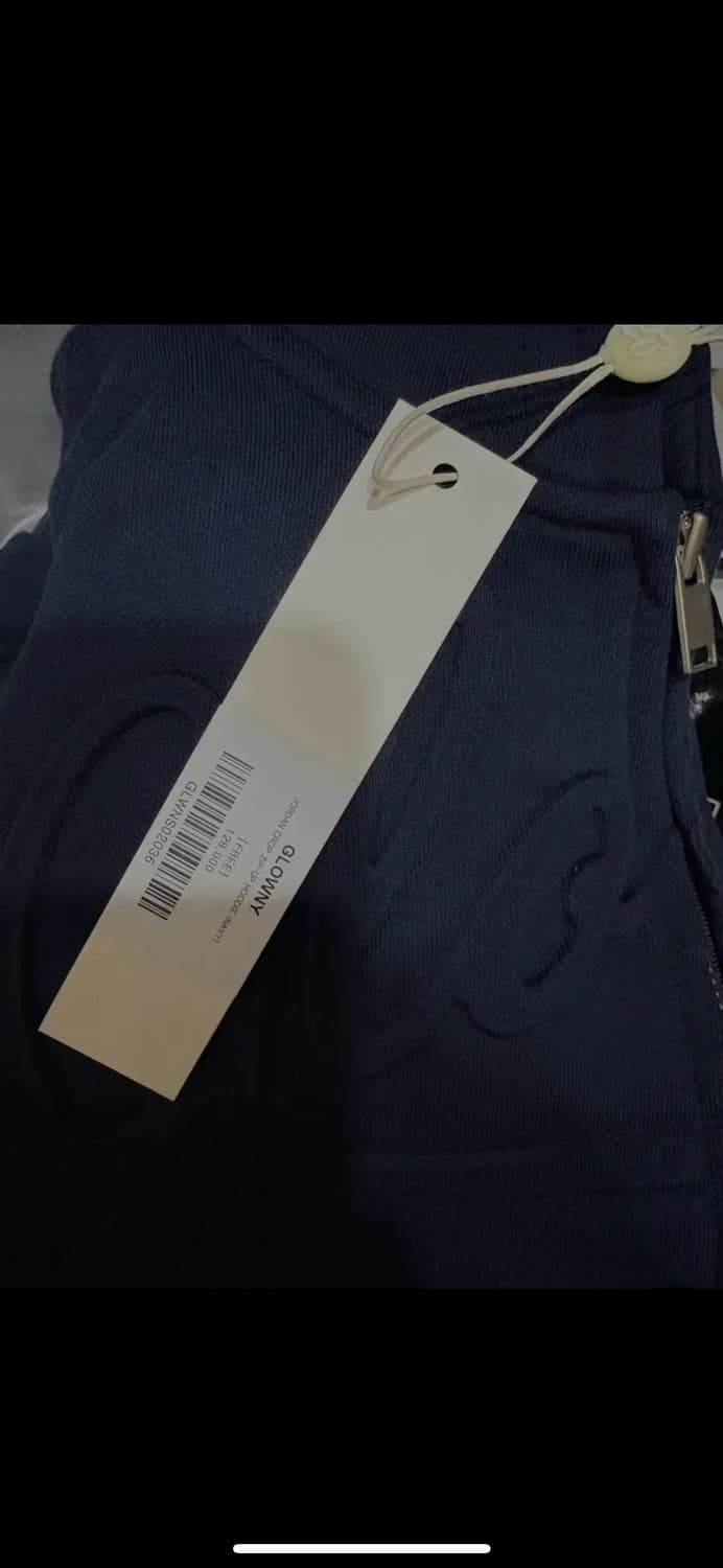 글로니 조던 크롭 집업 후디 - 네이비 상품이미지3