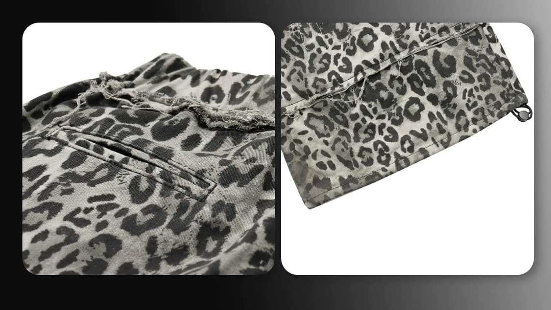 Feral Skull Leopard Wide Pants 상품이미지9