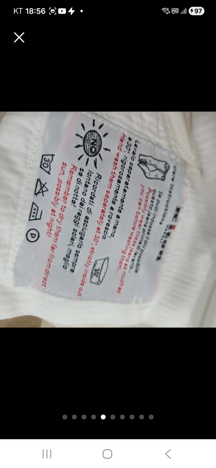 키톤 코튼 팬츠 상품이미지5