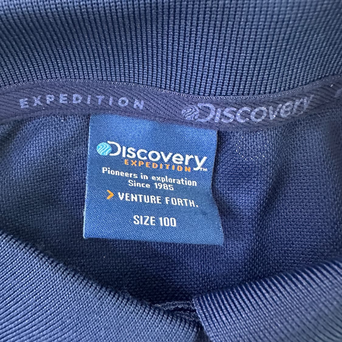 100 디스커버리 네이비 카라 티 0326D 상품이미지2