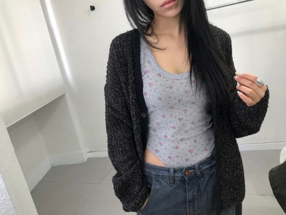 이이알하우스 플라워 바디수트 슬리브리스 상품이미지3