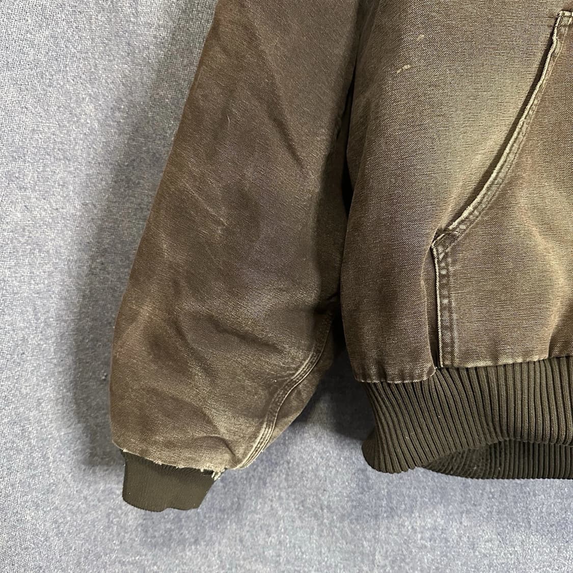 칼하트 J130 덕 액티브 후드 자켓 다크브라운 상품이미지4