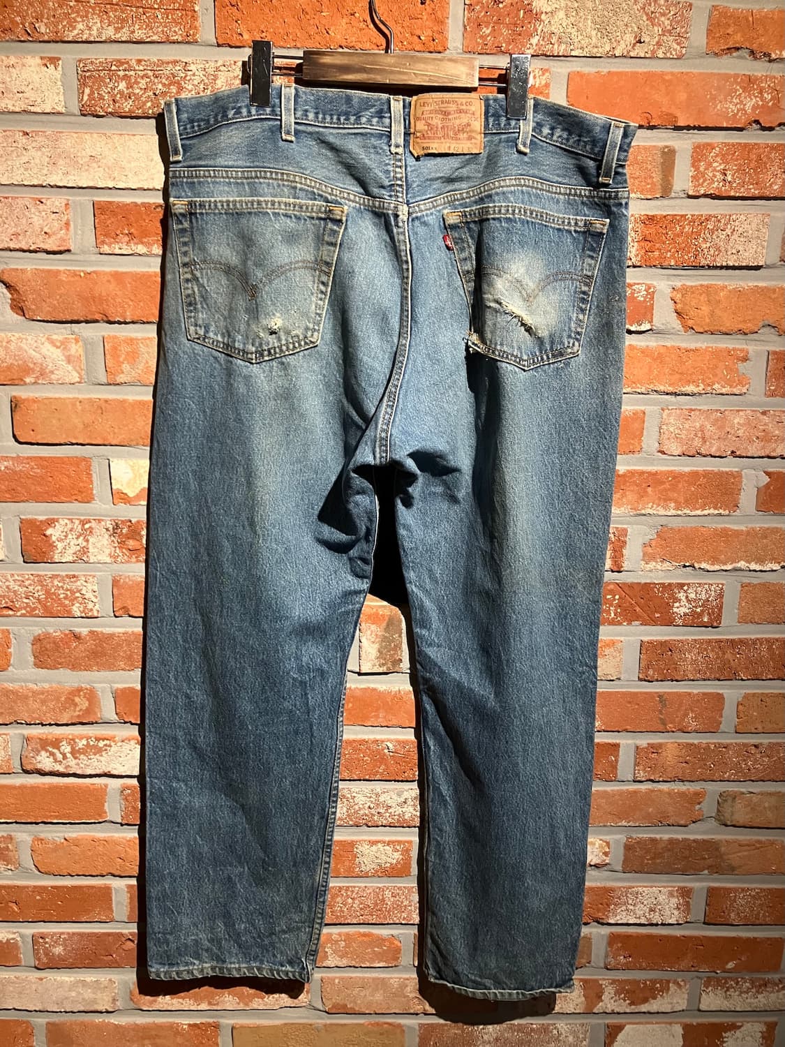빅사이즈 90s USA 빈티지 리바이스 501xx 데님 팬츠 상품이미지5