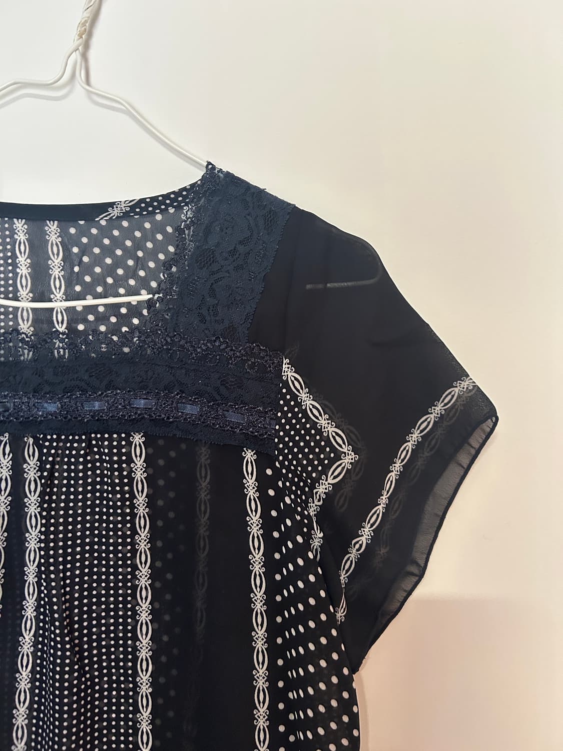 땡땡이 블라우스 상품이미지2