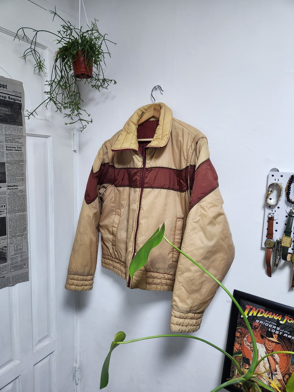 80s 시어즈 3 way 리버서블 패딩 자켓 상품이미지1