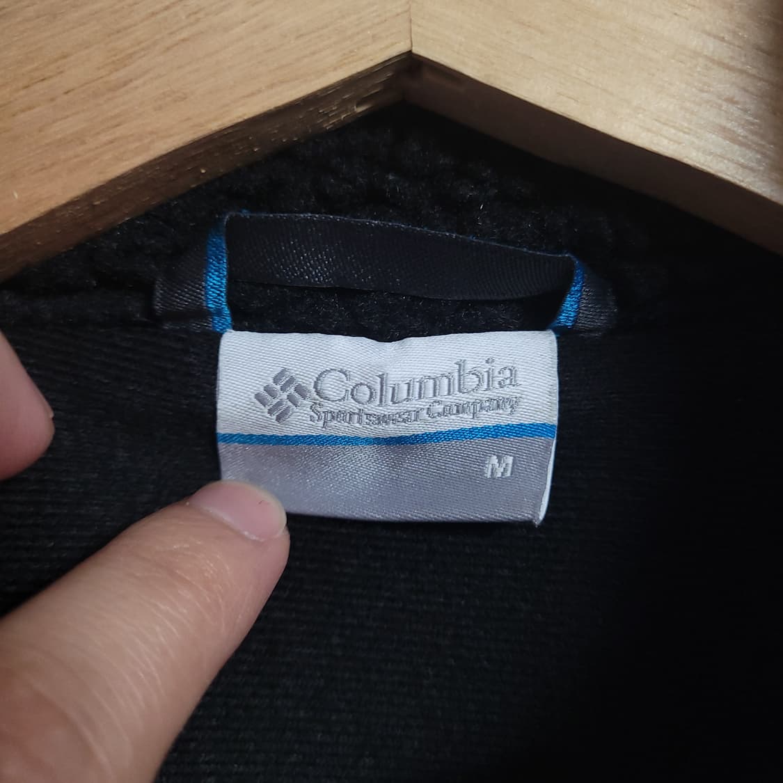 (M) COLUMBIA 컬럼비아 블랙  플리스 자켓 점퍼 양털 후리스 상품이미지2