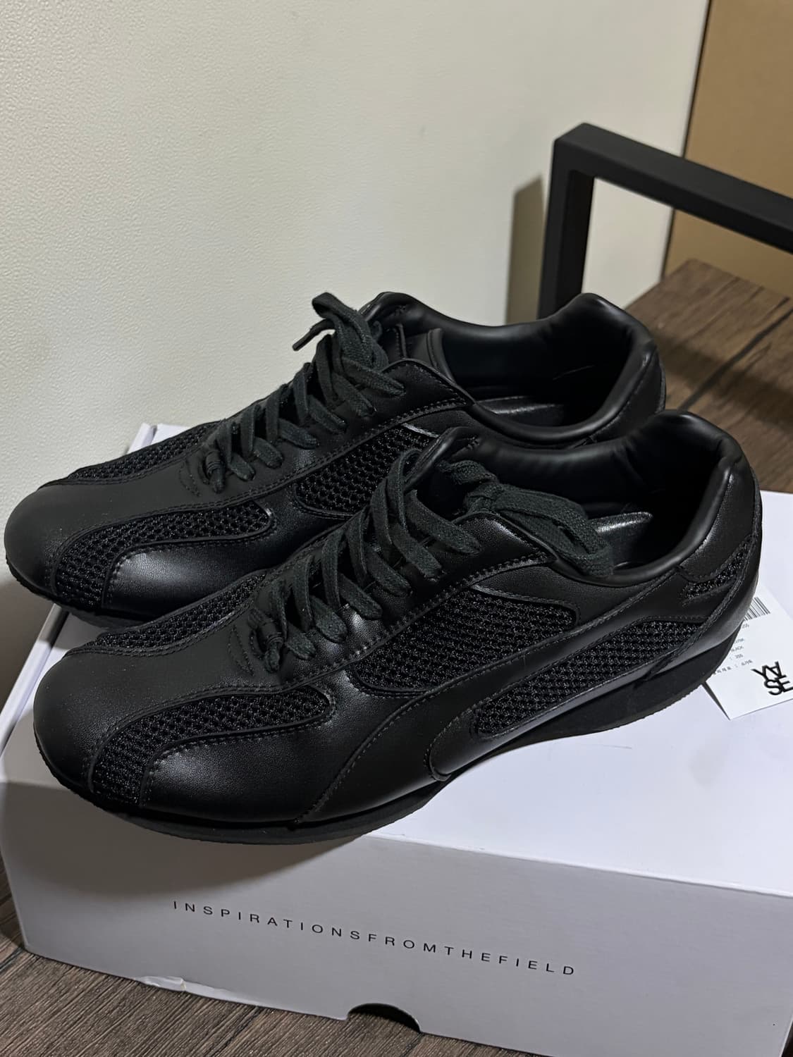 야세 스파이더 레더 스니커즈 255 상품이미지1