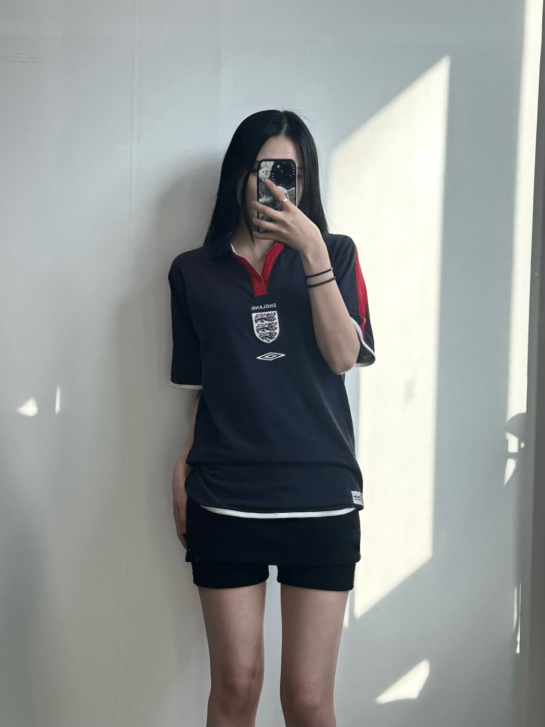 엄브로 잉글랜드 0304 블록코어 반팔 카라 티셔츠 상품이미지1