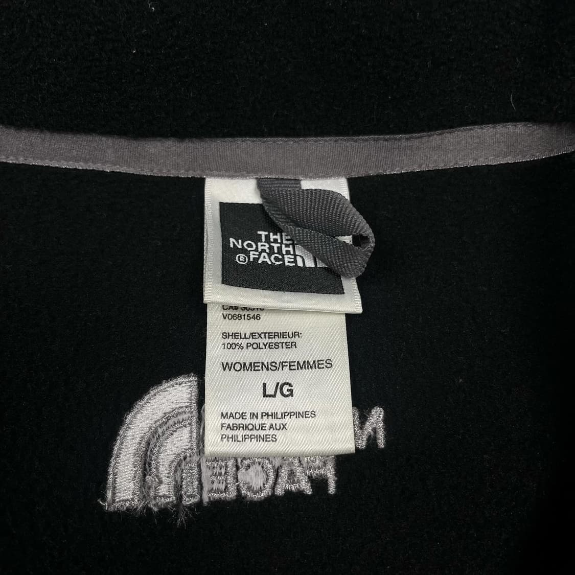 노스페이스 블랙컬러 우먼스 플리스 자켓 상품이미지4