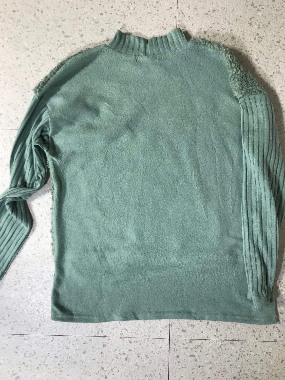 양털 뽀글이 니트 뜨개질 백 카와이룩 ¡ 롱스커트 상품이미지3