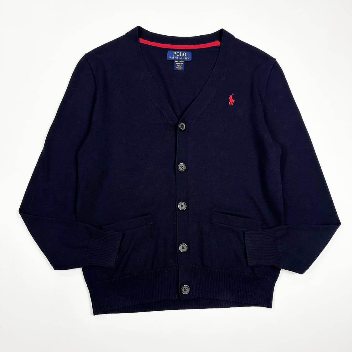 폴로 랄프로렌 포니 키즈 네이비 가디건 (실측 XS 여성추천) 상품이미지2