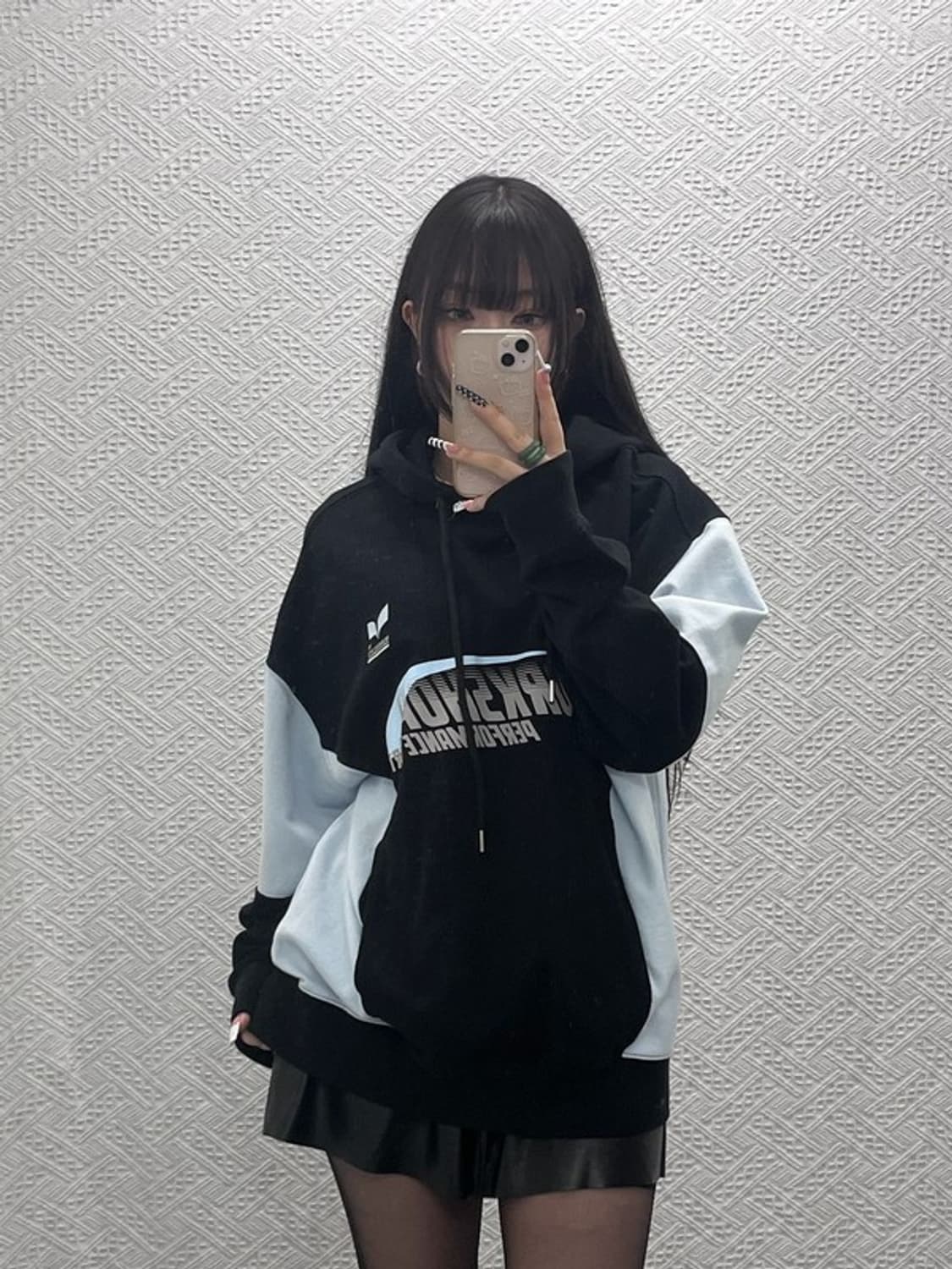 트래블 워크샵 유니폼 콤비네이션 키치 펑크 후드티 L C10230 상품이미지1