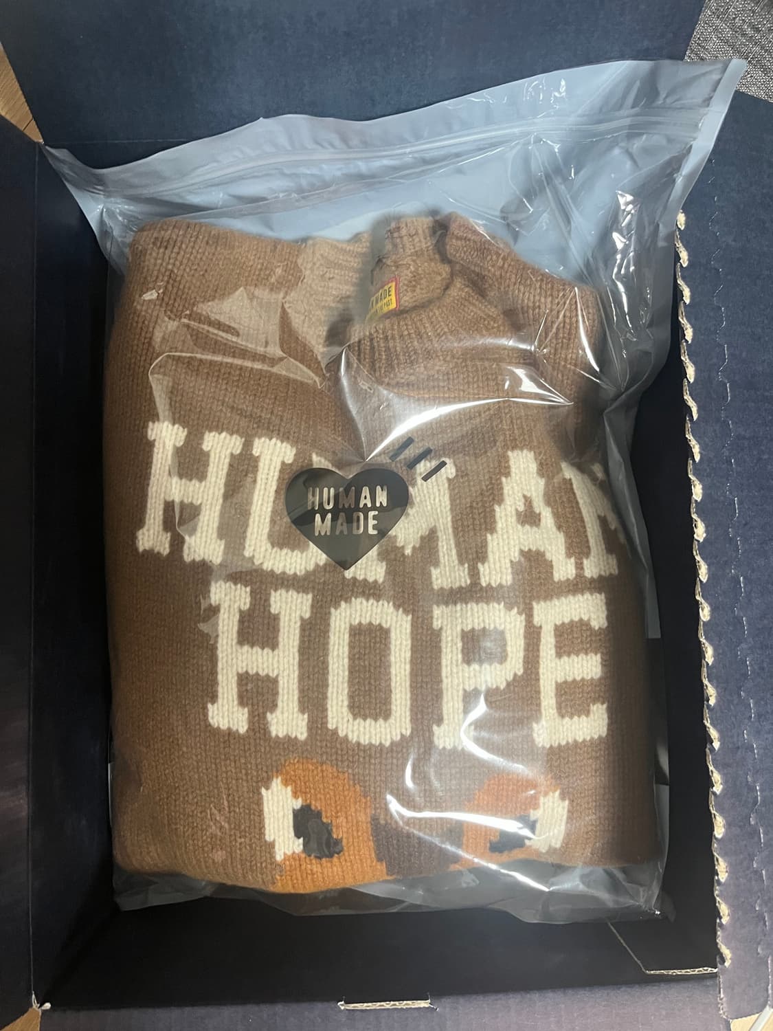 휴먼메이드 제이홉 니트 브라운 m 상품이미지2