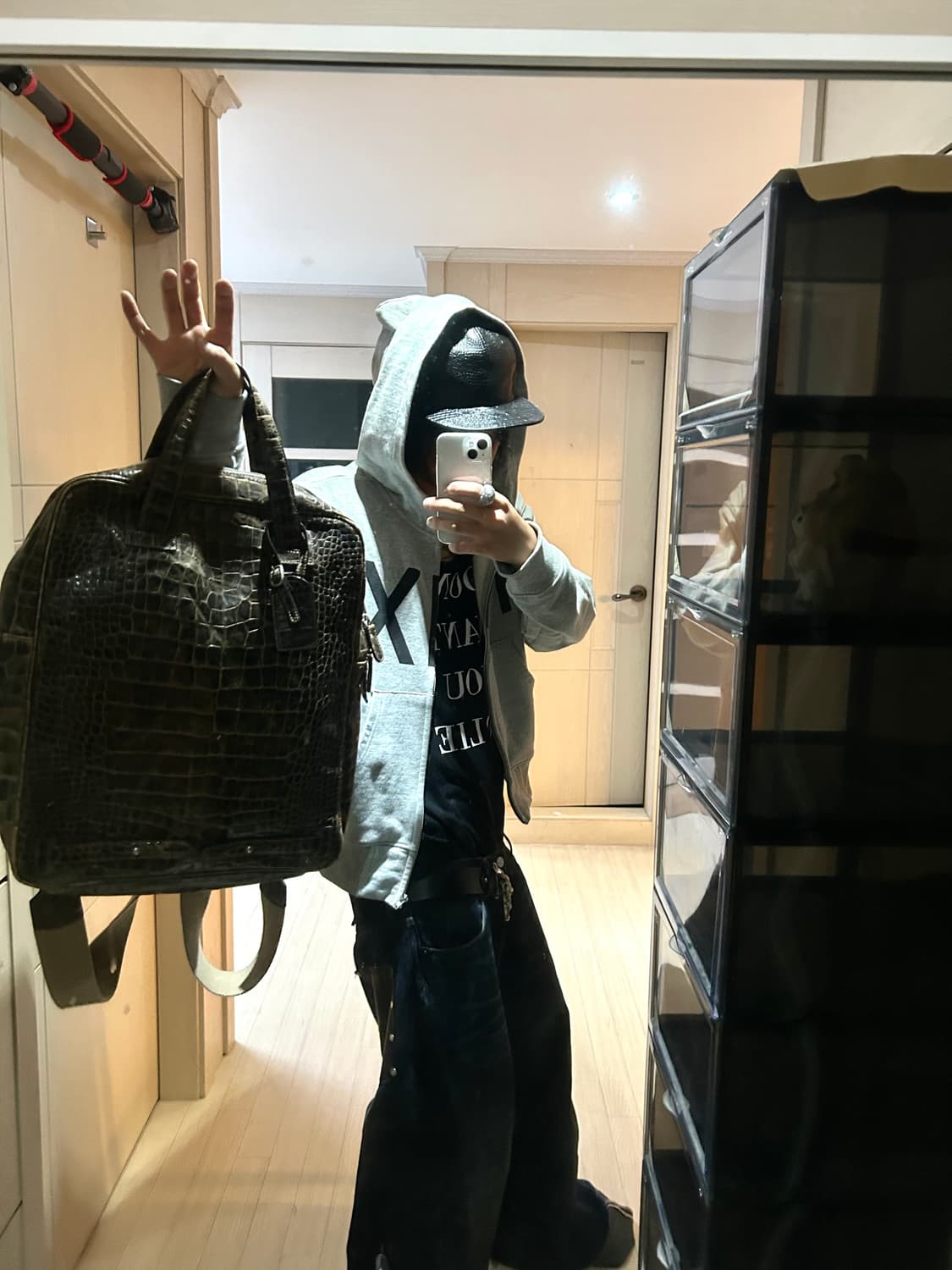Python Leather Big Size Bag 상품이미지7