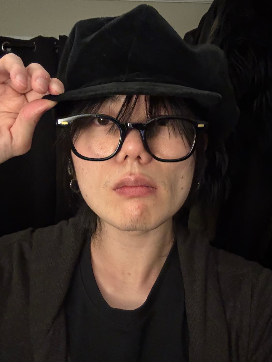 아메리칸 빈티지 벨벳 캐스킷 햇 상품이미지9